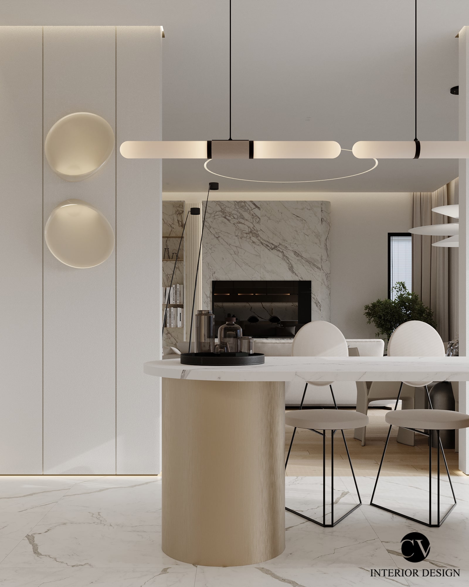 interior design bucatarie penthouse