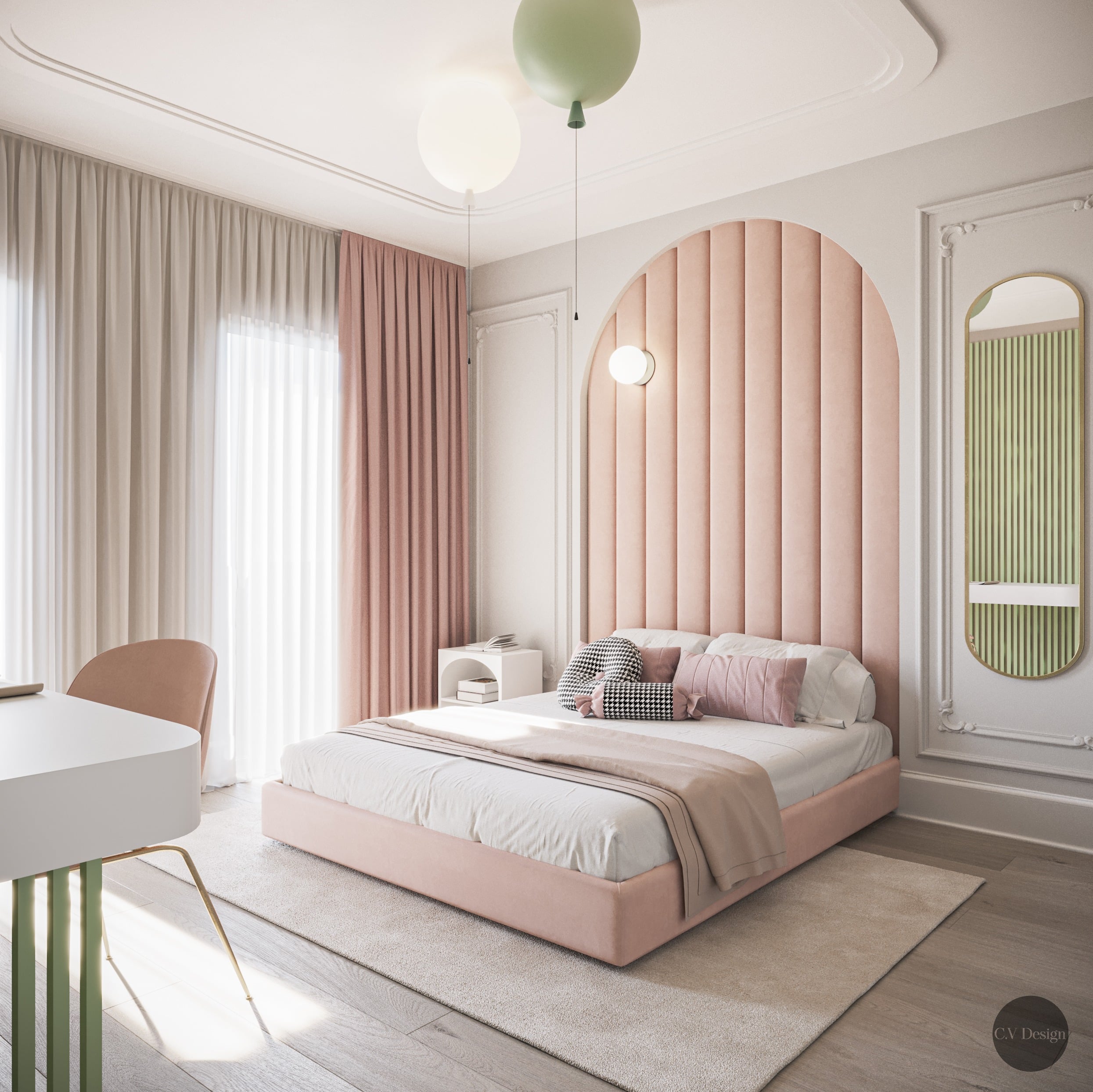 Camera fata interior design