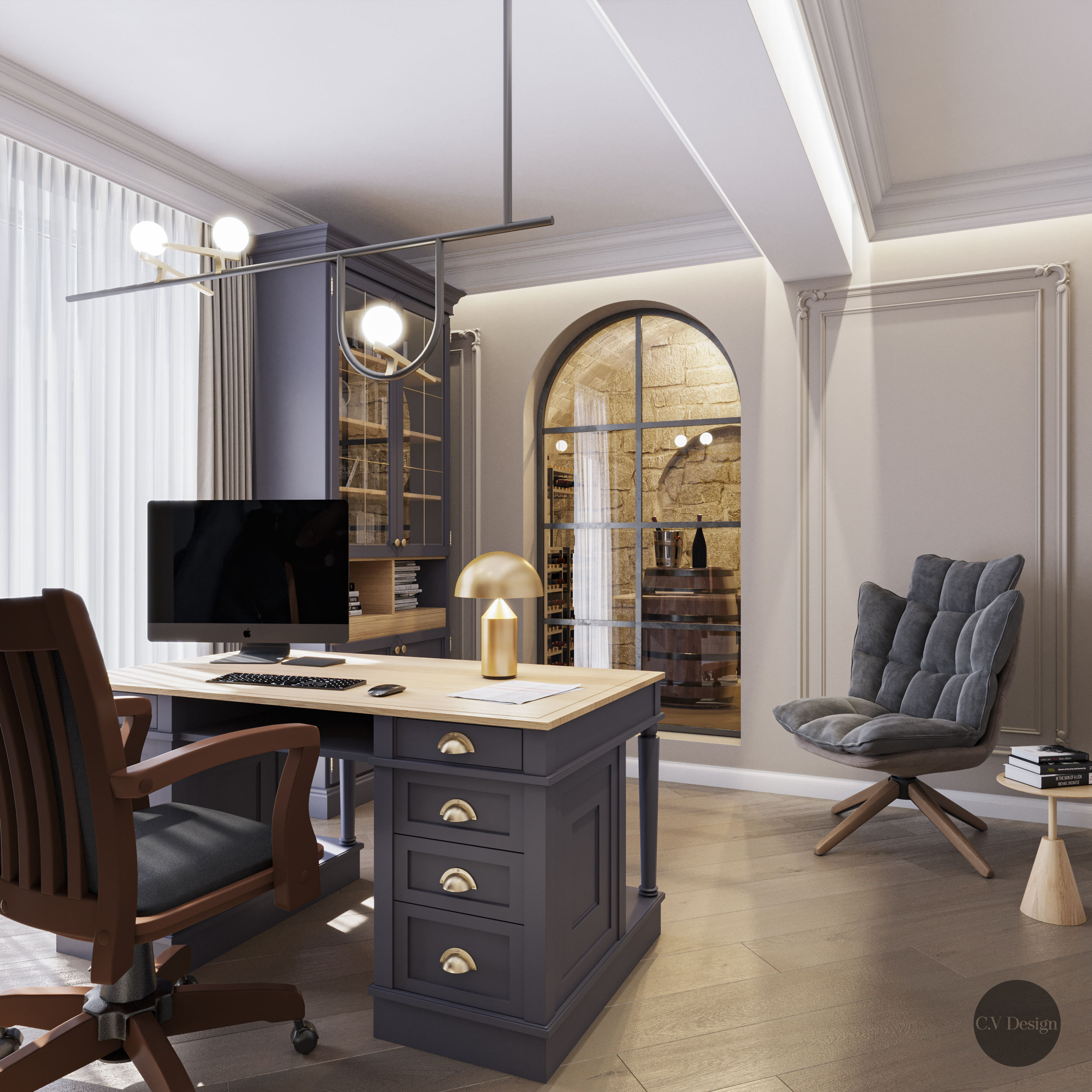 Birou duplex de lux necolasic