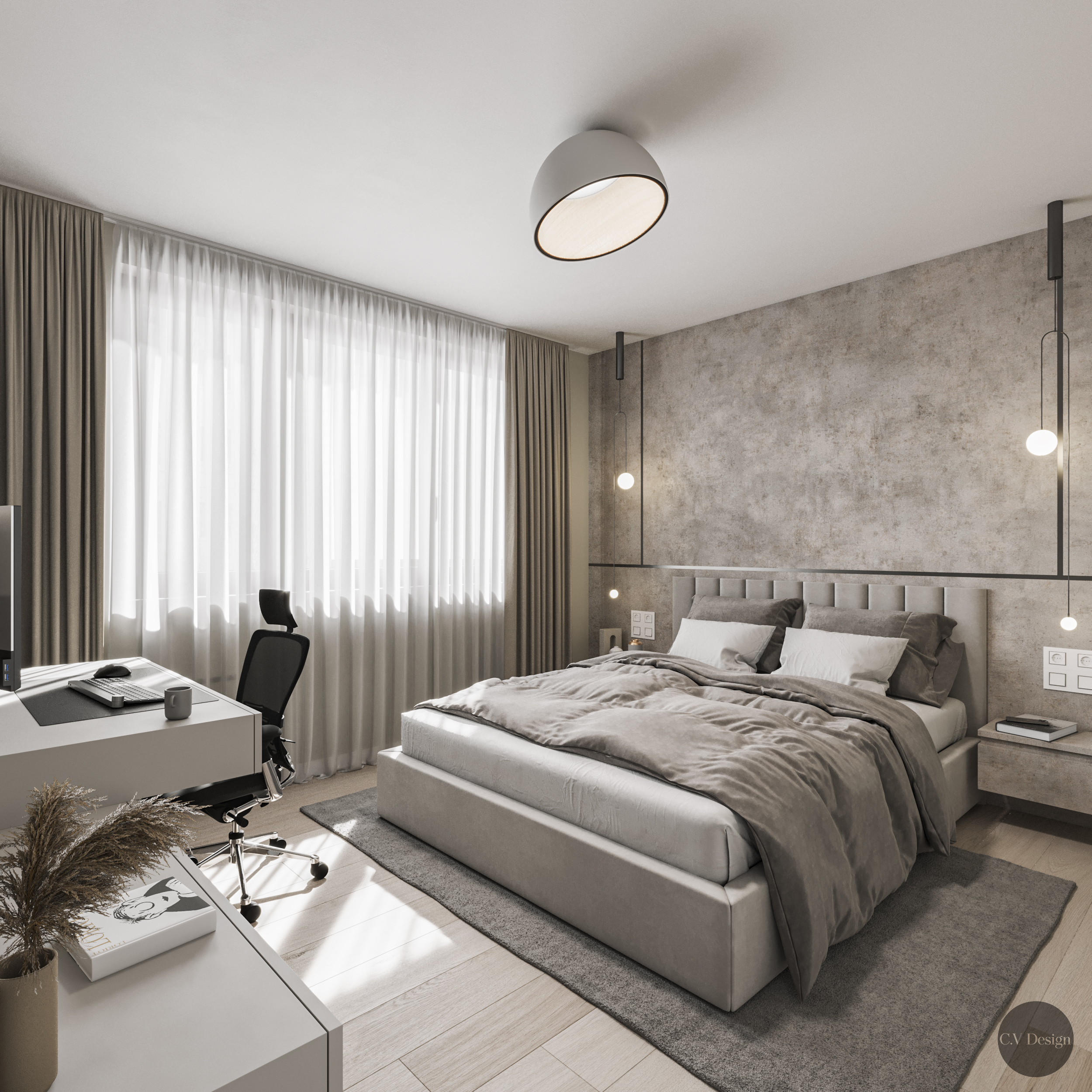 design interior dormitor apartament